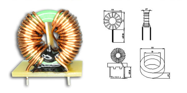 電感線(xiàn)圈示意圖